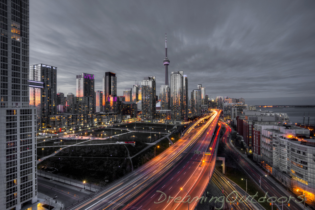 Toronto Skyline Desaturated
