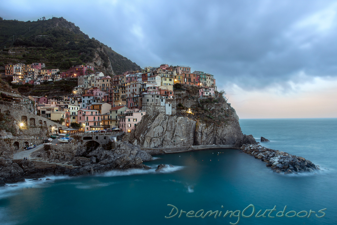 Manarola Blue Hour Colours