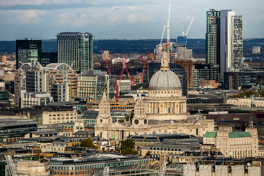 St. Paul's Cathedral from London Eye