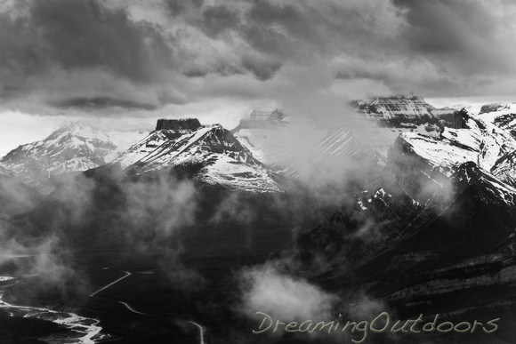 Landslide Lake Col, Bighorn Backcountry, AB